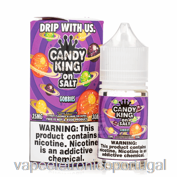 Vape Eletrônico Gobbies - Doces Rei Sais - 30ml 35mg